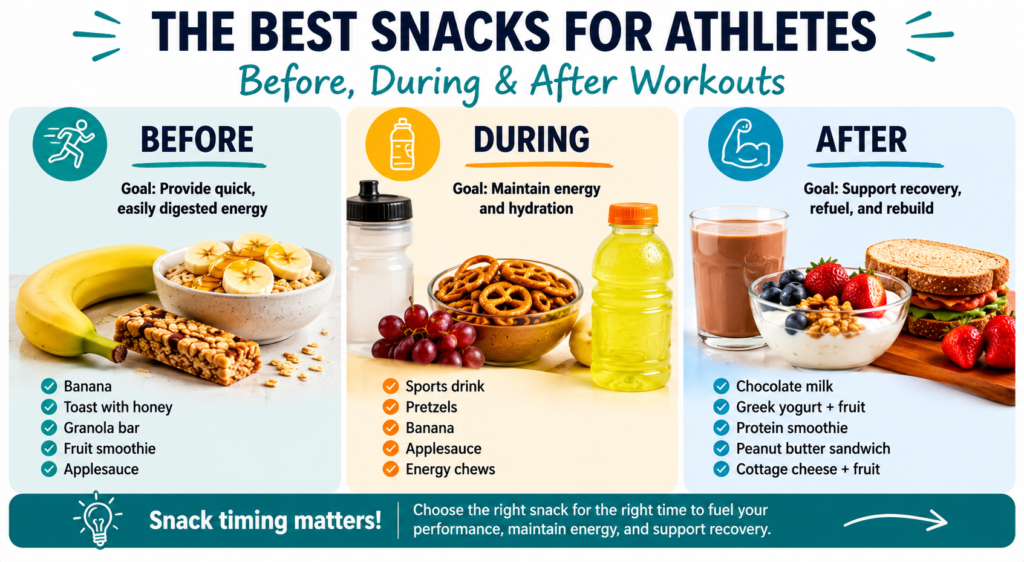 Best Snacks for Athletes Timing
