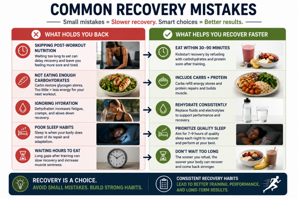 Common Recovery Mistakes