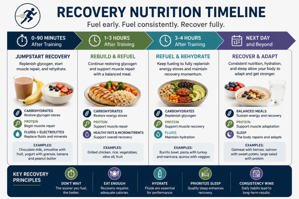 Recovery Nutrition Timeline
