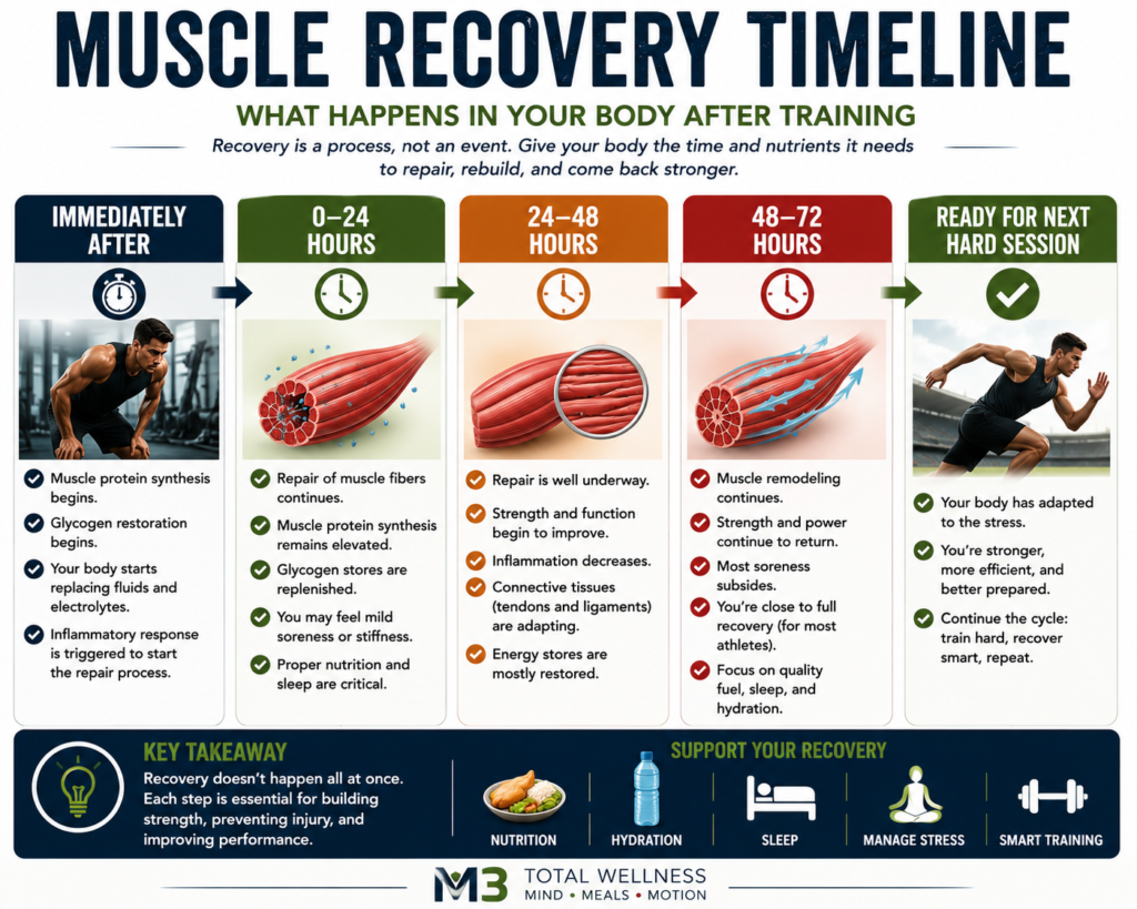 Muscle Recovery Timeline