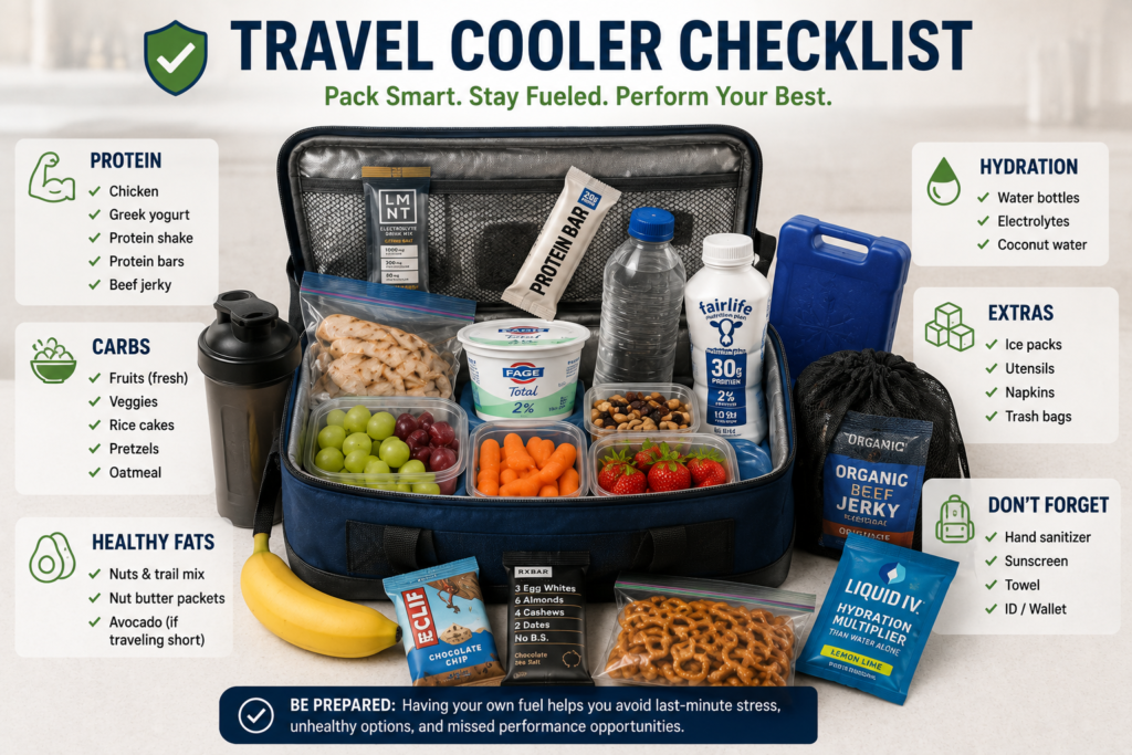 Travel Cooler Checklist for Athletes